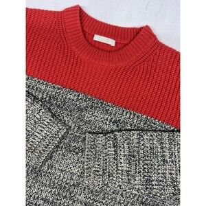Chloe Thakoon Gray Cashmere Knit Sweater Pullover Classic Preppy Women’s XS